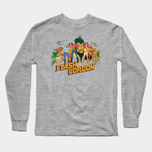 Flash Gordon Cartoon Long Sleeve T-Shirt